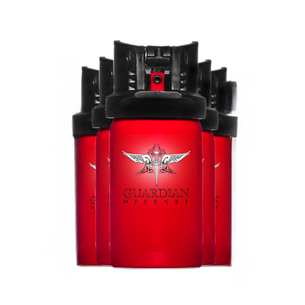 5 Pack - Guardian Defence OC Pepper Spray - Online Voucher*